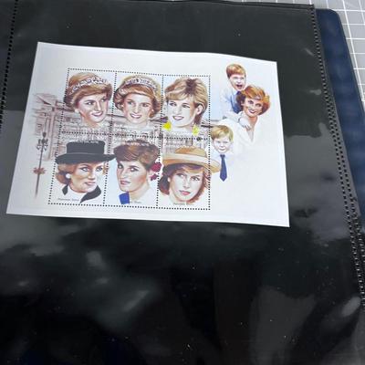 Princess Diana Collection of POSTAGE STAMPS 