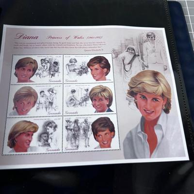 Princess Diana Collection of POSTAGE STAMPS 