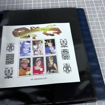 Princess Diana Collection of POSTAGE STAMPS 