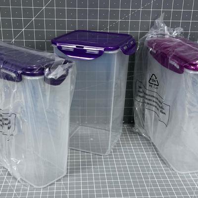 Lock N Lock Containers (3) 