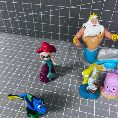 Pile of Little Mermaid Toys 