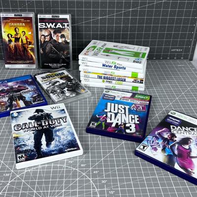 Large Lot of GAMES: PS, Wii and Xbox