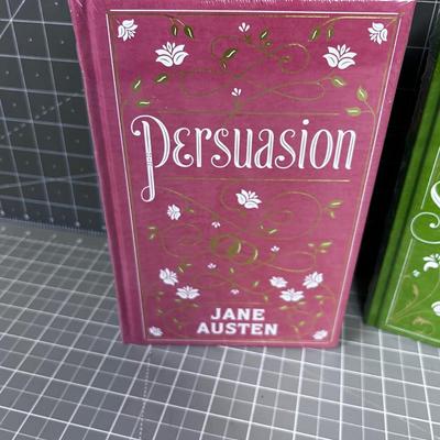 2 Jane Austen NEW Leather Bound and Sealed BOOKS