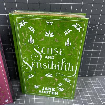 2 Jane Austen NEW Leather Bound and Sealed BOOKS