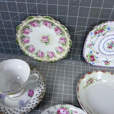 Several China Saucers and a Few Cups
