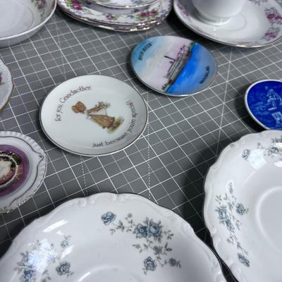 Several China Saucers and a Few Cups