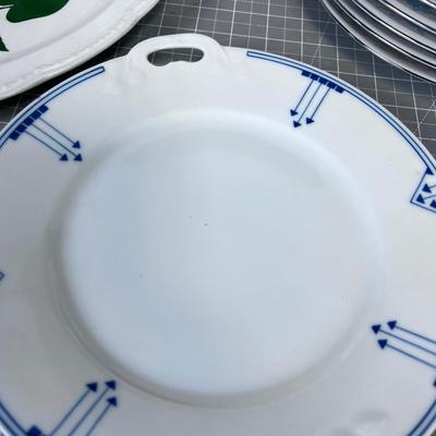 Several China Plates and Platters 