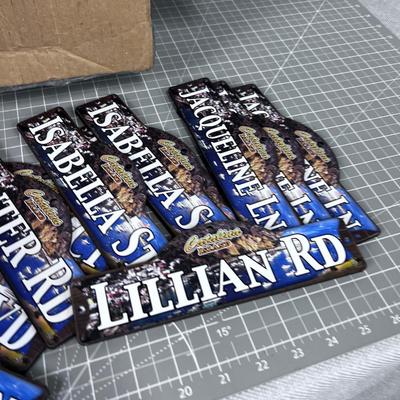 Box of Catalina Island NAME PLATES 