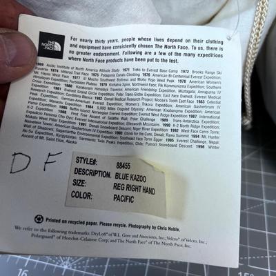 THE NORTH FACE BLUE KAZOO DOWN SLEEPING BAGS PAIR