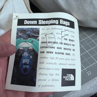 THE NORTH FACE BLUE KAZOO DOWN SLEEPING BAGS PAIR