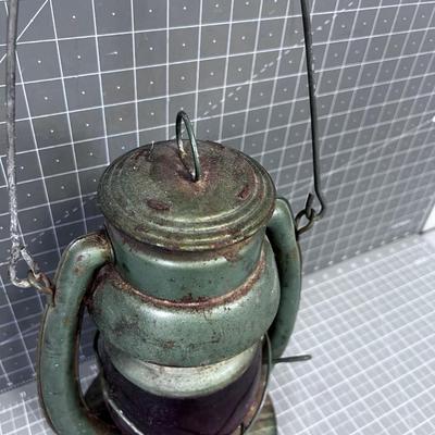 VINTAGE! EMBURY Manufacturing Air Pilot No. 2 Lanterns Red Glass