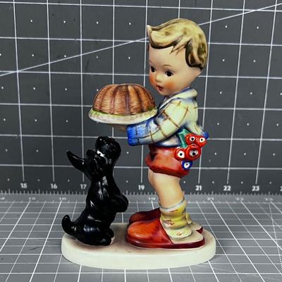 Hummel / Goebel Figurine: Dog and the Cake 