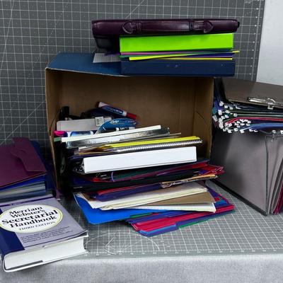 Huge Lot of Office Supplies New and Used. 