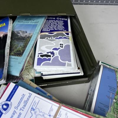 Map Box Full of Maps, Especially California