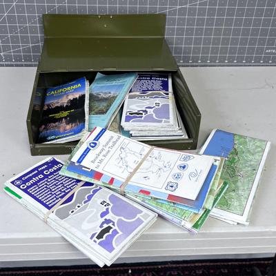 Map Box Full of Maps, Especially California