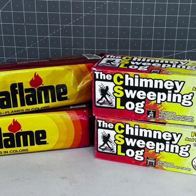 DURAFLAME LOGS (4) 