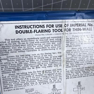 Imperial Eastman Double Flaring Tools