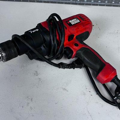 Black & Decker 7-Amp Electric Drill 