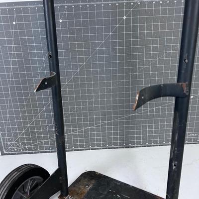 Small Hard Tire Hand Truck GRAY