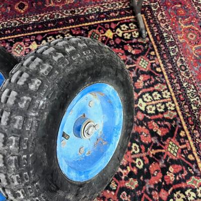 BLUE Heavy Duty pneumatic Tire Hand Truck 