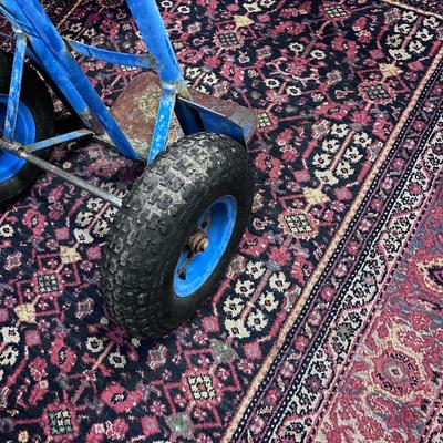BLUE Heavy Duty pneumatic Tire Hand Truck 