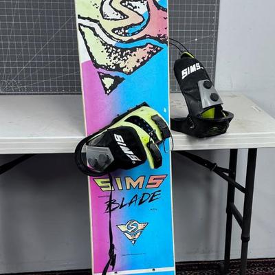 SIMS Switch Blade Flat Tail Snowboard 