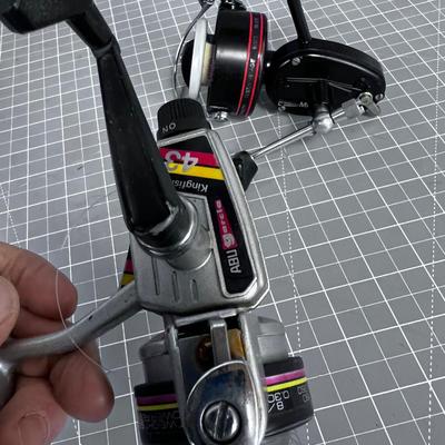 (2) Open Face Fishing Reels