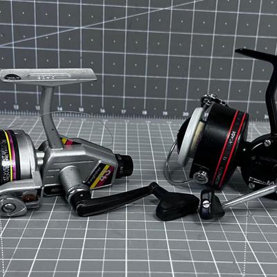 (2) Open Face Fishing Reels