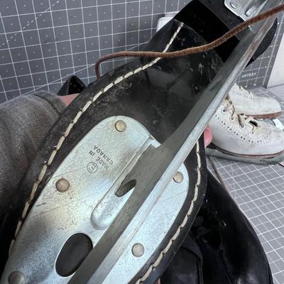 (3) Pair of VINTAGE Ice Skates