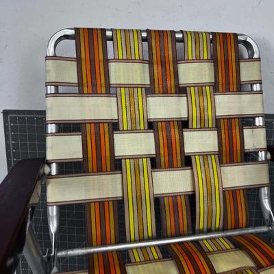 Folding Aluminum Chair, Old School Cool 