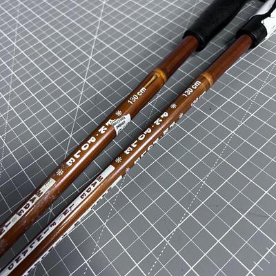 T K Pole Ski poles, Made in FINLAND 130cm 