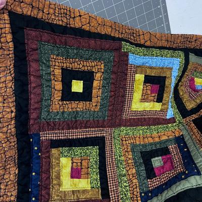 Darling, Twin Full Black Bear QUILT with Matching Sham 