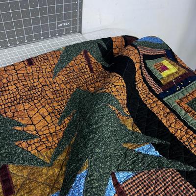 Darling, Twin Full Black Bear QUILT with Matching Sham 