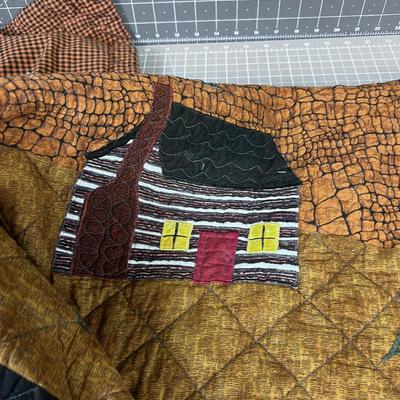 Darling, Twin Full Black Bear QUILT with Matching Sham 