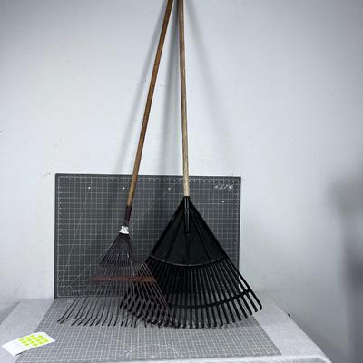 2 Leaf Racks - Plastic and Metal 