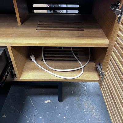 BDI, made in the USA -  Louvered Media Cabinet 