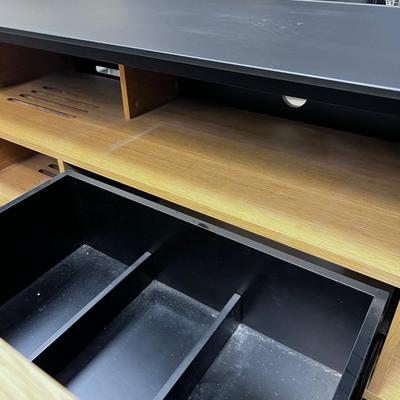 BDI, made in the USA -  Louvered Media Cabinet 