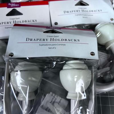 Drapery Hold Back, NEW mixed Lot 13 SETS!!