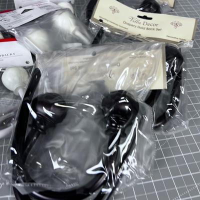 Drapery Hold Back, NEW mixed Lot 13 SETS!!
