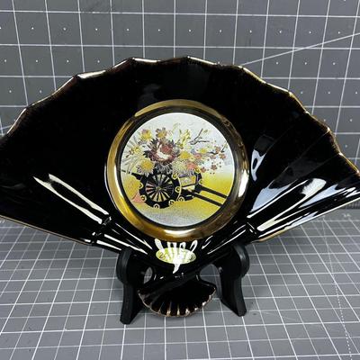 24 K Gold Chokin Decorative Fan 