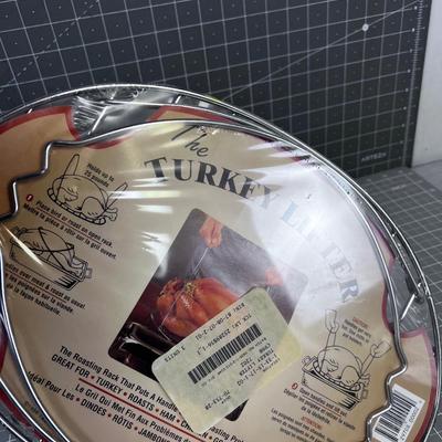 Roast Rack and Turkey Lifter Rack , New Never used 