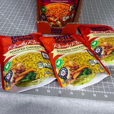 Uncle Bens Rice - (8) Pkg Spanish and (4) Roasted Chicken 