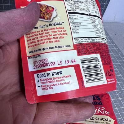 Uncle Bens Rice - (8) Pkg Spanish and (4) Roasted Chicken 