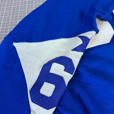 Vintage Foot Ball Jersey #60 BLUE 