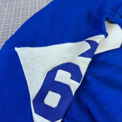 Vintage Foot Ball Jersey #60 BLUE 