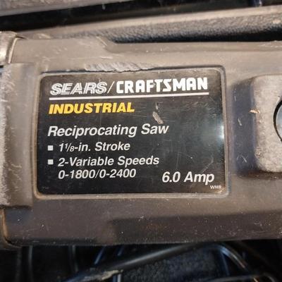 CRAFTSMAN INDUSTRIAL RECIPROCATING SAW 2VS IN CASE
