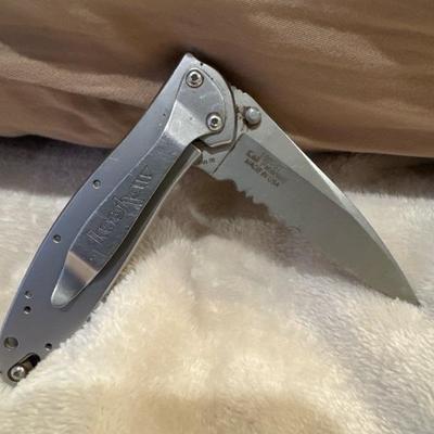 KERSHAW 1660ST LEEK LOCKING BLADE STEPS SERRATIONS KANUARY 06 SUPER RARE