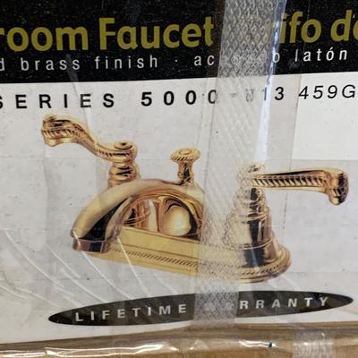 TWO New In Box Brass Bathroom Faucetts