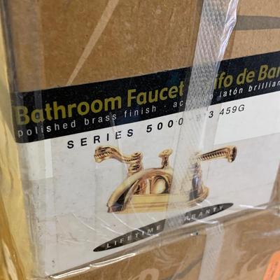 TWO New In Box Brass Bathroom Faucetts