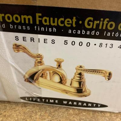 TWO New In Box Brass Bathroom Faucetts